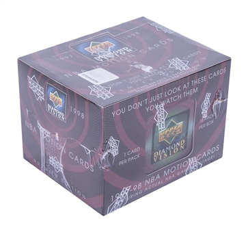 1997-98 Upper Deck Diamond Vision Factory Sealed Hobby Box (16 Packs)